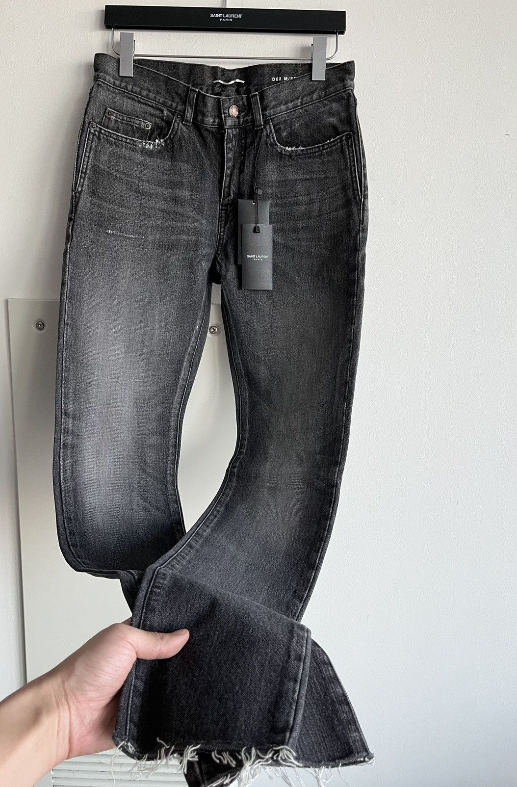 Saint Laurent Paris Saint Laurent Super Runway Skinny D02 Denim Jeans Size US 30 / EU 46 - 12 Thumbnail