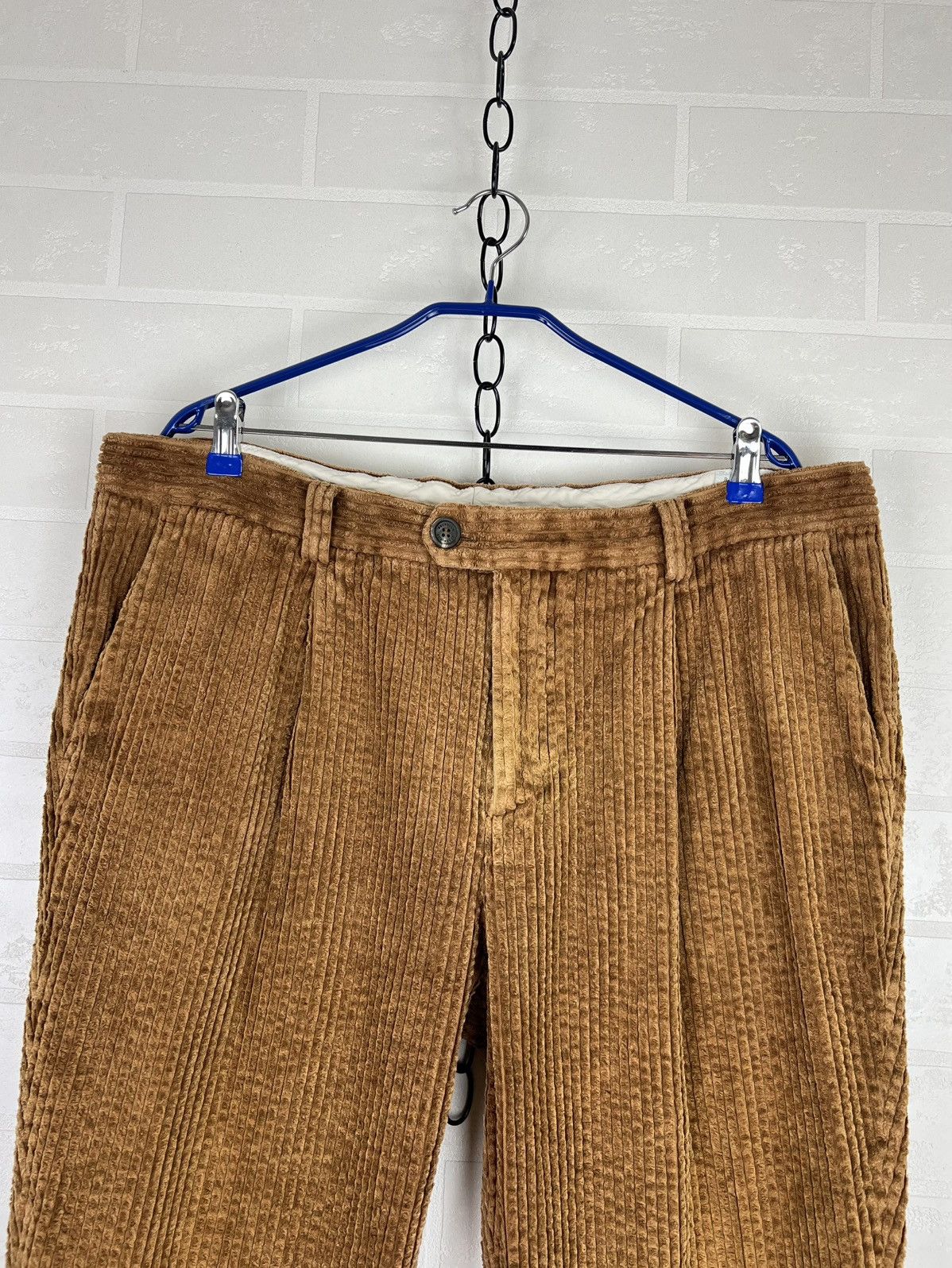 Brunello Cucinelli BRUNELLO CUCINELLI Pants Velvet Corduroy Trousers Cotton Size US 40 / EU 56 - 4 Thumbnail