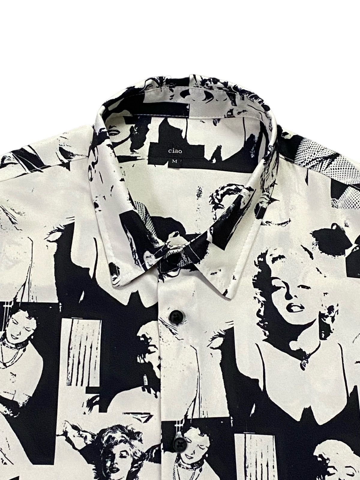 Japanese Brand Marilyn Monroe Fullprint Photo Callage Graphic Long Sleeve Size US M / EU 48-50 / 2 - 14 Thumbnail