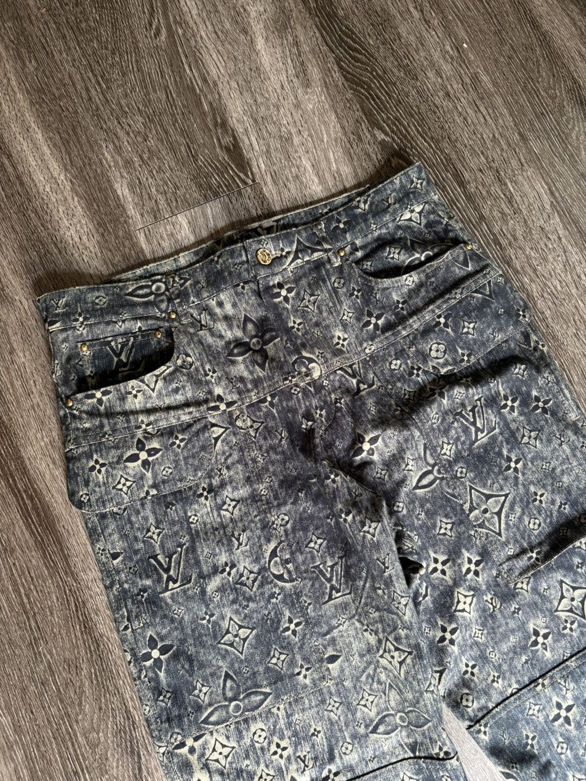 Louis Vuitton Louis Vuitton Monogram Denim Pants Size US 33 - 2 Thumbnail
