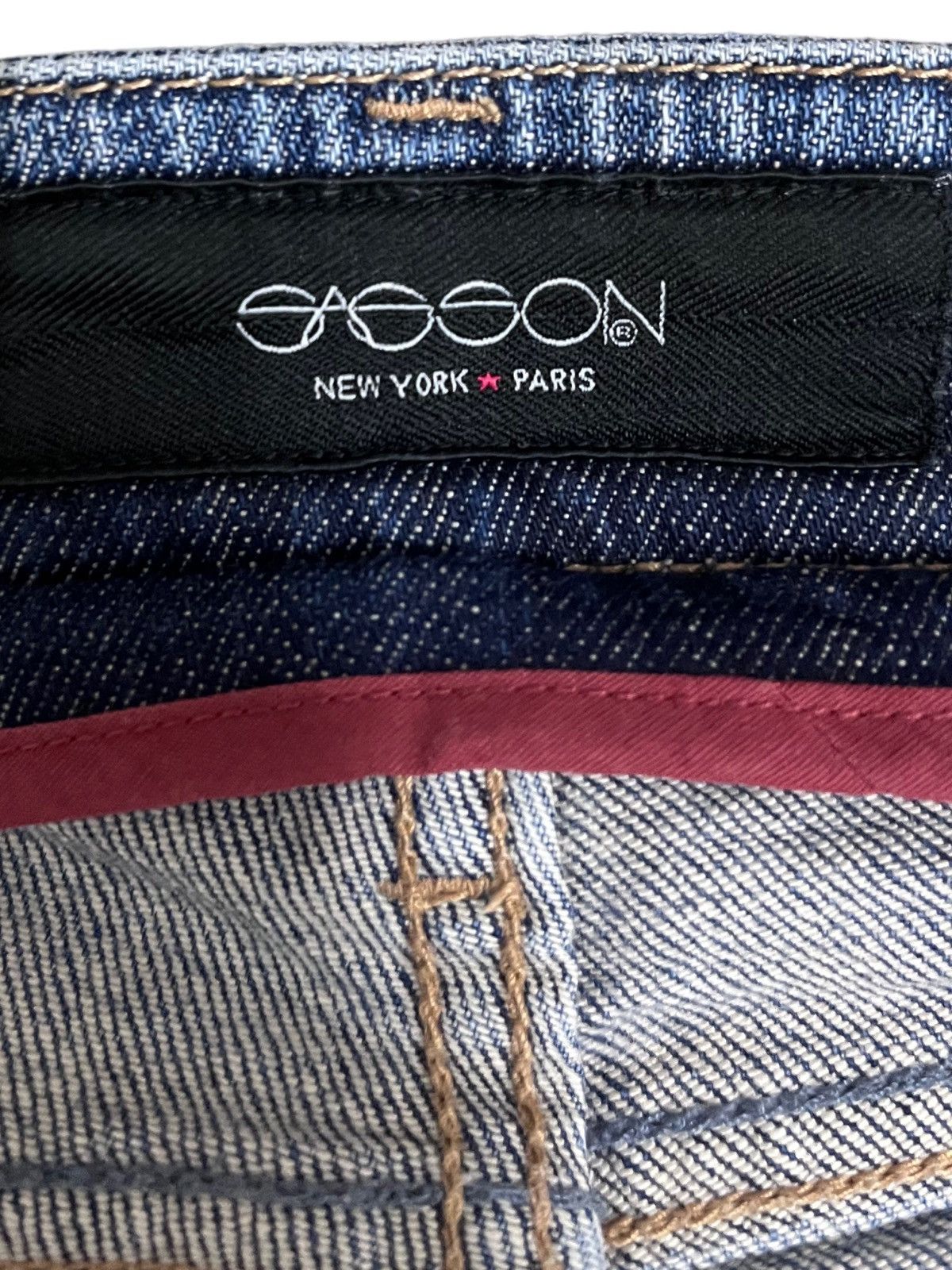 Japanese Brand × Vintage Vintage Sasson Flare Bootcut Style Jeans Size US 32 / EU 48 - 4 Thumbnail