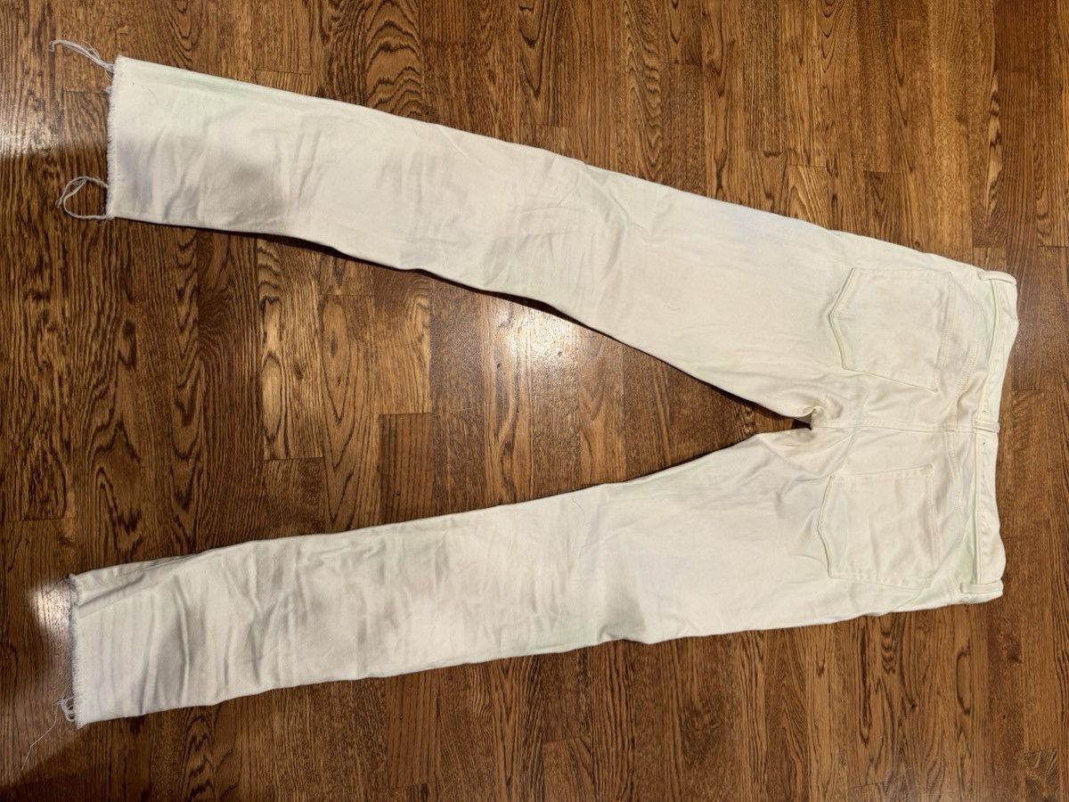 John Elliott John Elliott White Denim Jeans - The Cast 2 / Sour Skittles Size US 32 / EU 48 - 3 Thumbnail