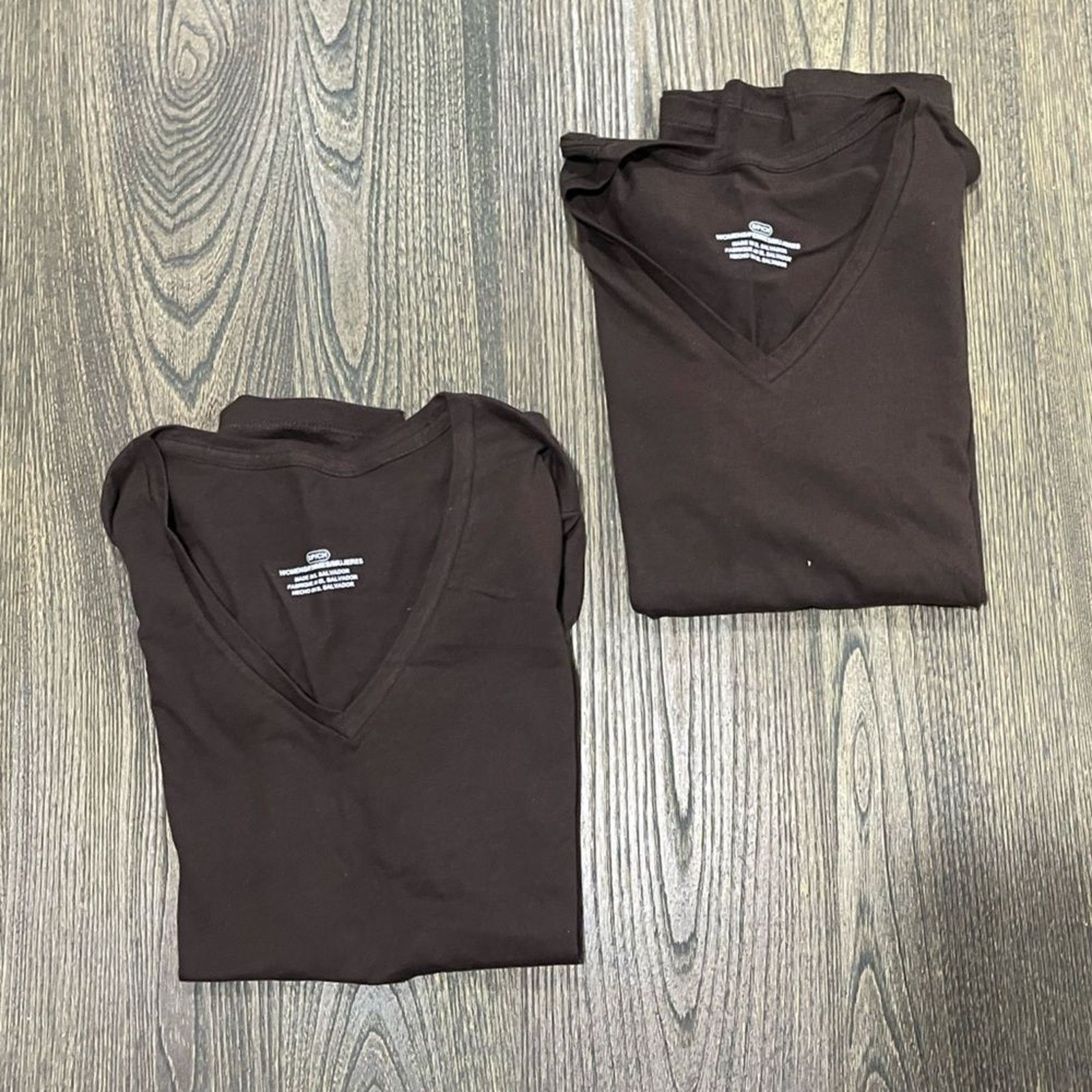 Vintage NWOT 2 Pack Womens Shirts V-Neckline Short Sleeve Size S Size S / US 4 / IT 40 - 1 Thumbnail