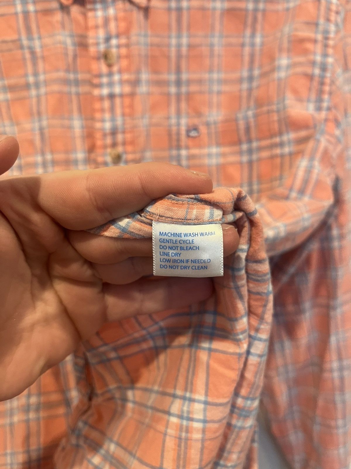 Southern Tide Southern Tide Long Sleeve Men’s Button Down Pink Plaid Linen Size US XL / EU 56 / 4 - 4 Thumbnail