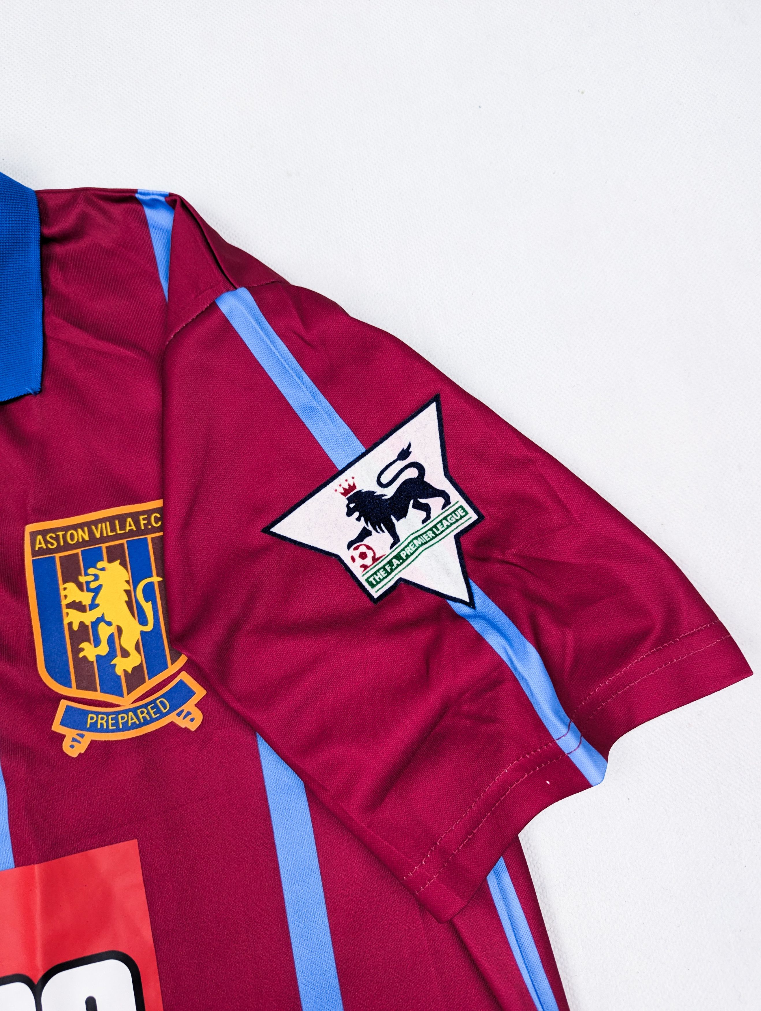 Asics Aston Villa McGrath soccer football tshirt shirt jersey Size US L / EU 52-54 / 3 - 5 Thumbnail