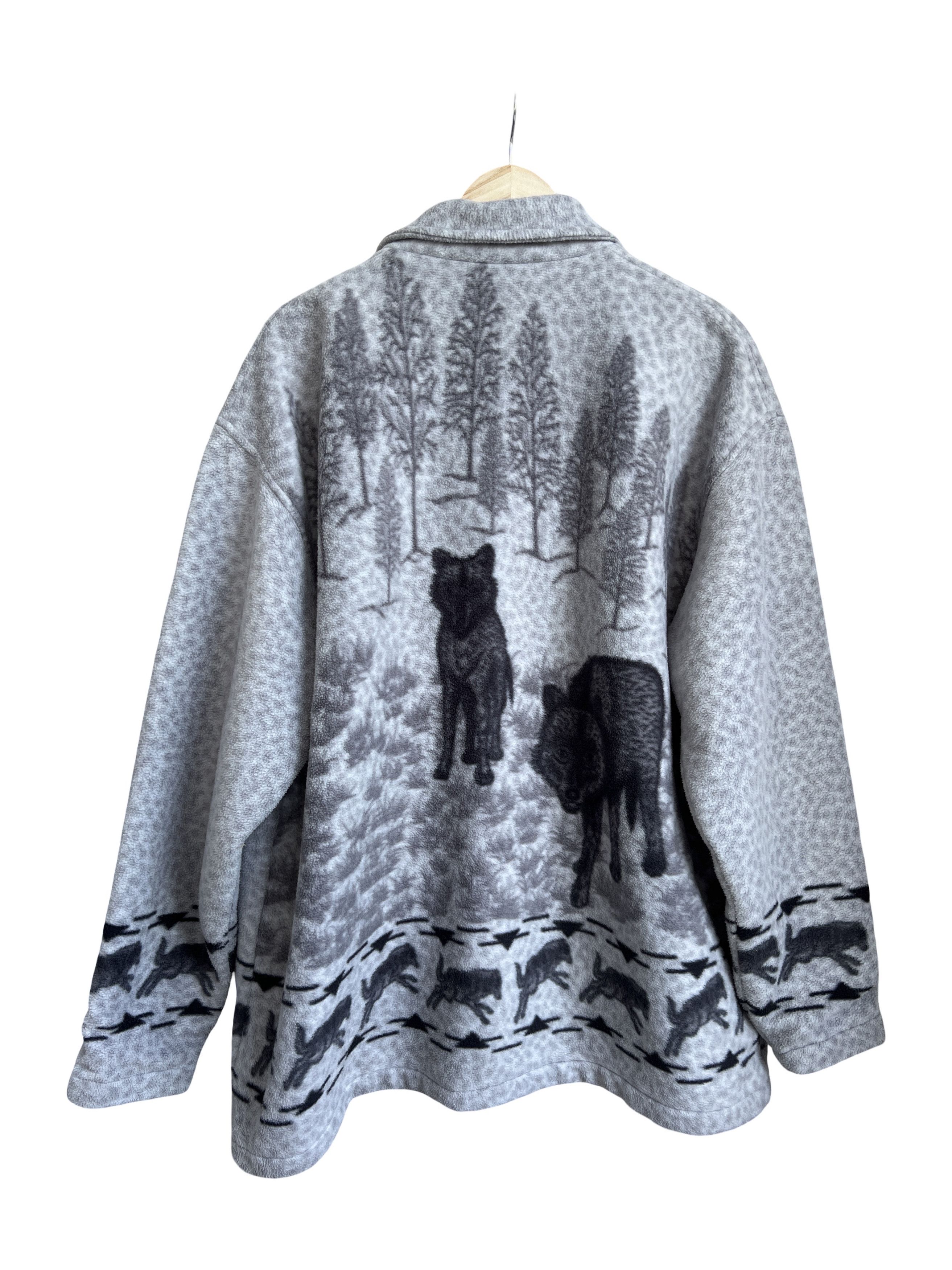 Affliction × Fox Racing × Vintage Crazy Y2K Fox Fur Hoodie Faded