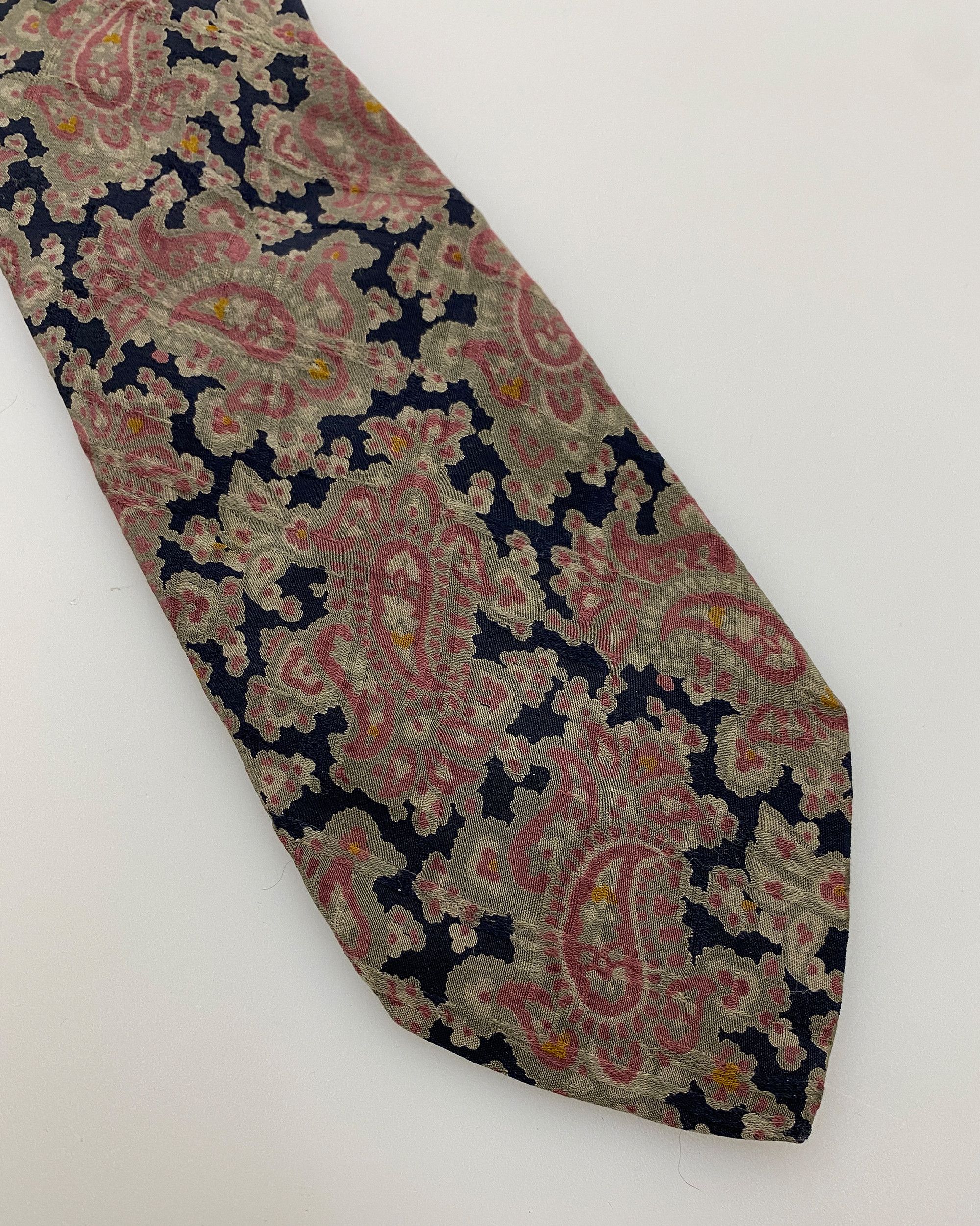 Giorgio Armani 1990s Paisley Pattern Tie Size ONE SIZE - 4 Thumbnail