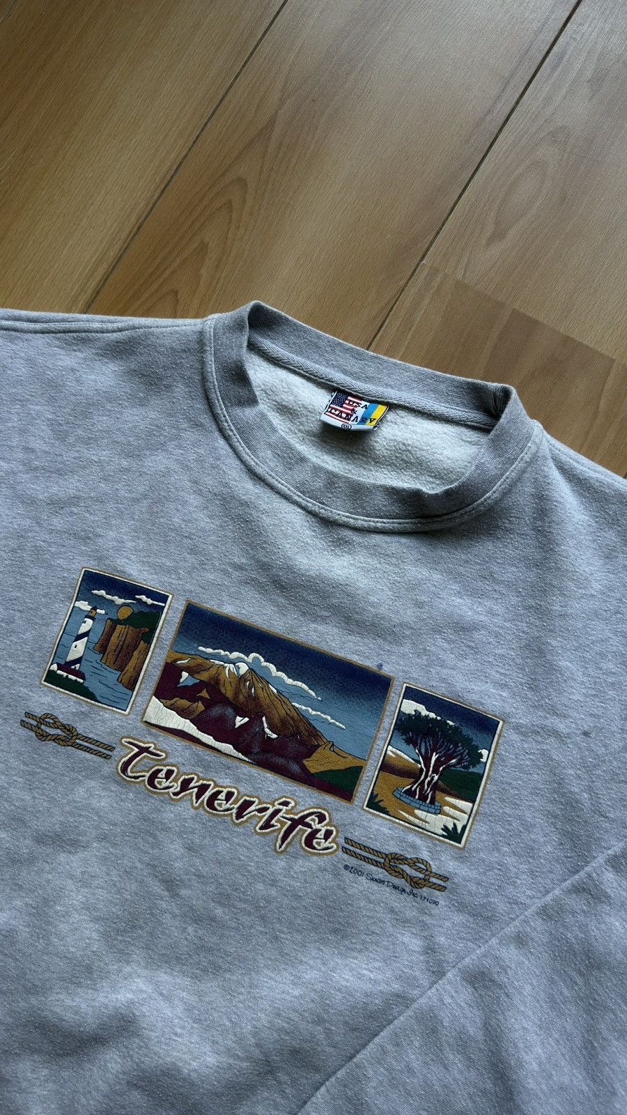 Vintage Vintage gray sweatshirt Canary crewneck Size US XXL / EU 58 / 5 - 4 Thumbnail