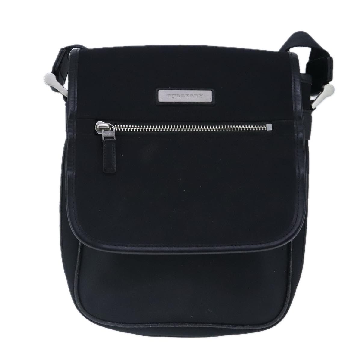 Black Synthetic Shoulder Bag (Pre-Owned)