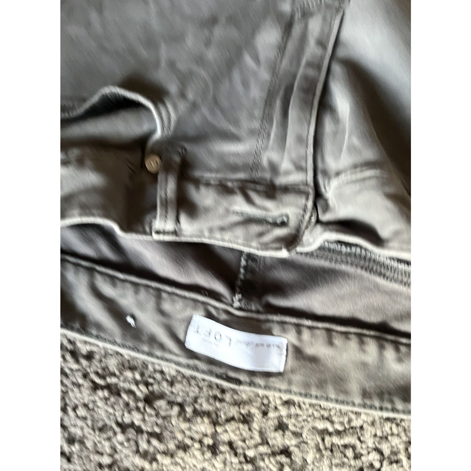 Loft Loft Jeans Womens 6/28 Flat Front Tapered Jegging Legging Style Gray" Size 28" / US 6 / IT 42 - 5 Thumbnail