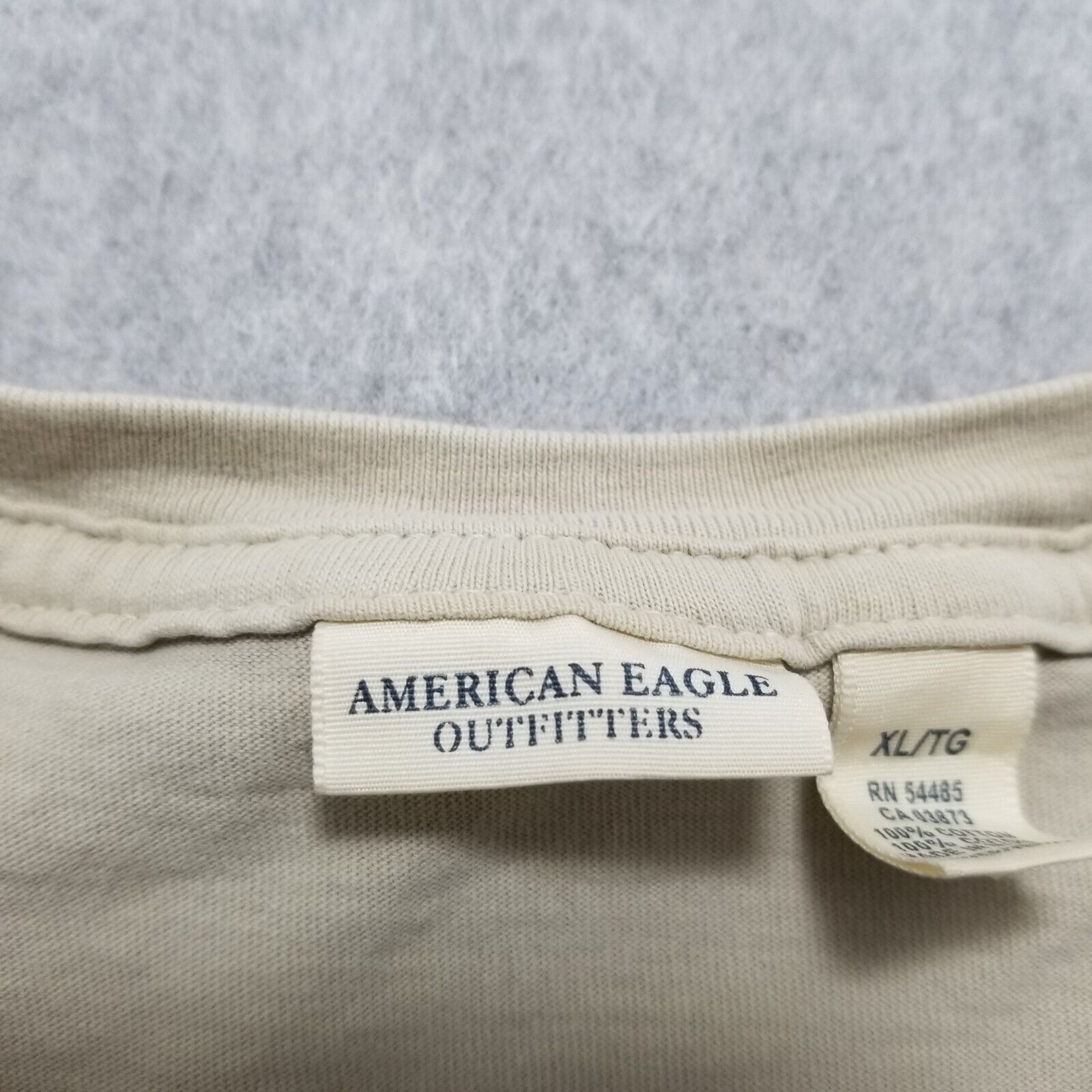 American Eagle Outfitters American Eagle Shirt Womens XL Beige Round Neck Size XL / US 12-14 / IT 48-50 - 6 Thumbnail