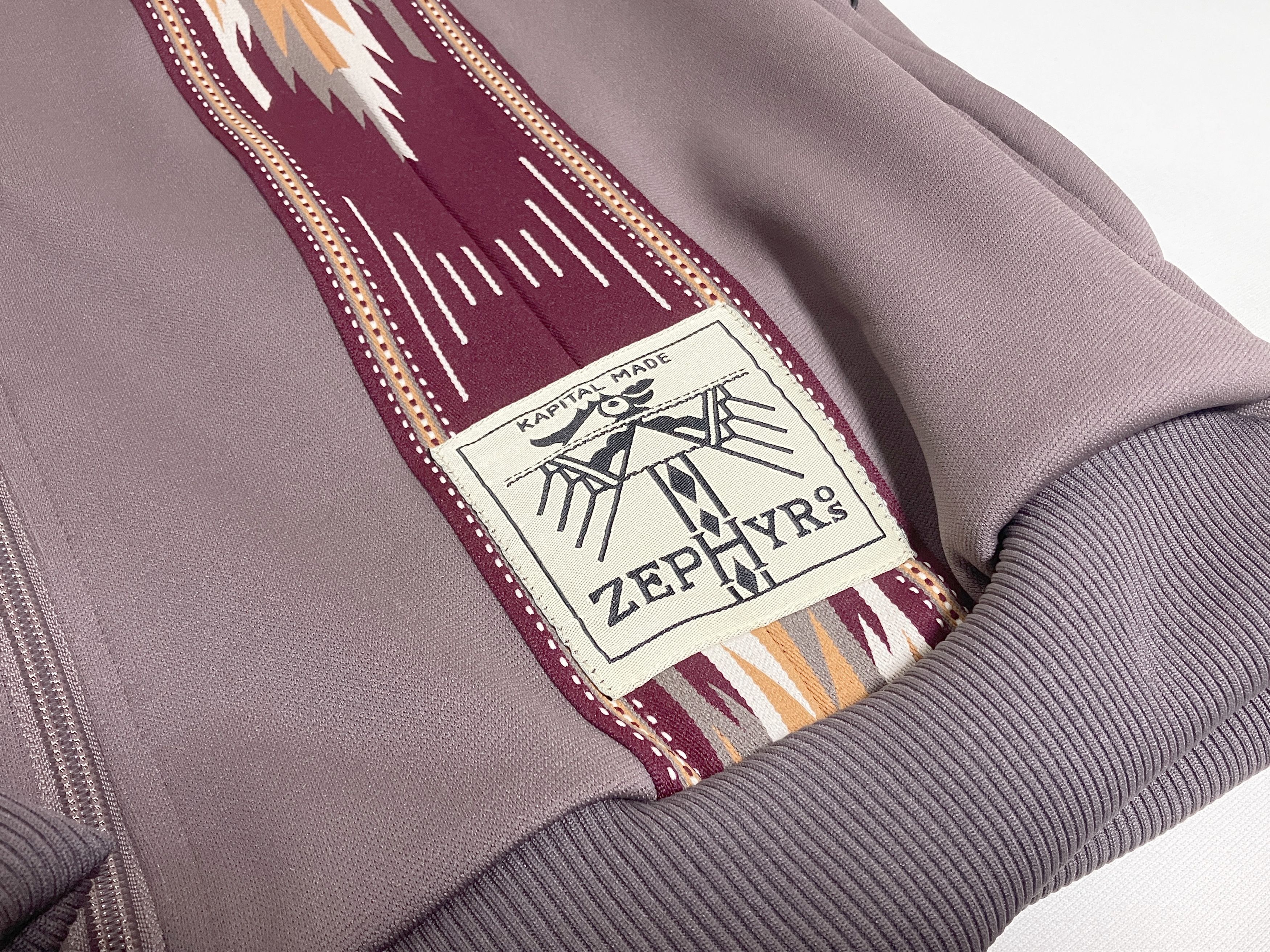 Kapital KAPITAL smooth jersey KOCHI & ZEPHYR track jacket lt.brown Size US XL / EU 56 / 4 - 3 Thumbnail