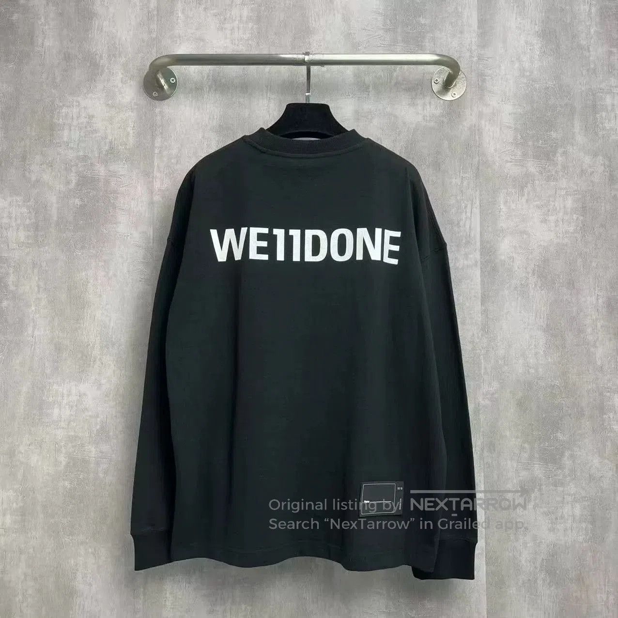 WE11DONE WE11DONE Crewneck Graphic Sweatshirt. Size XS / US 0-2 / IT 36-38 - 3 Thumbnail