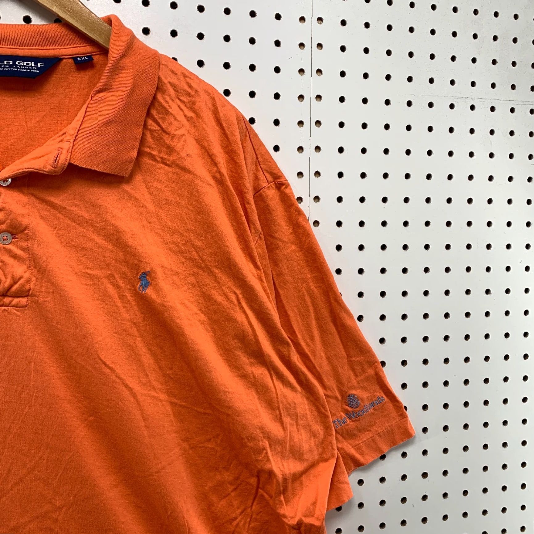Ralph Lauren Polo Golf Ralph Lauren Collared Shirt Mens 2XL Orange Green Pony 28x31 WOODLANDS Size US XXL / EU 58 / 5 - 7 Thumbnail