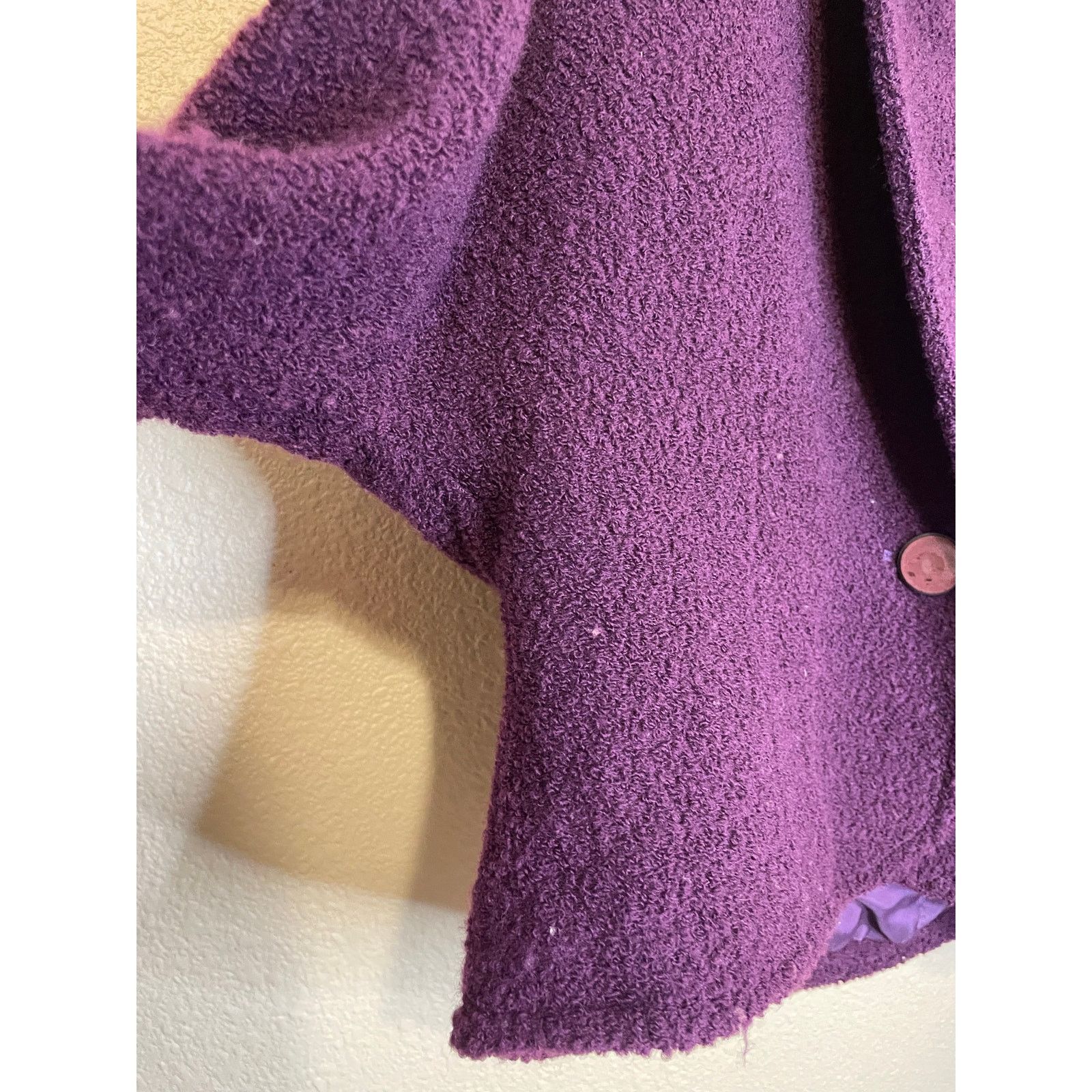 Other VTG Paul Alexander Wool Blend Retro Textured Crop Blazer 6 Size M / US 6-8 / IT 42-44 - 5 Thumbnail