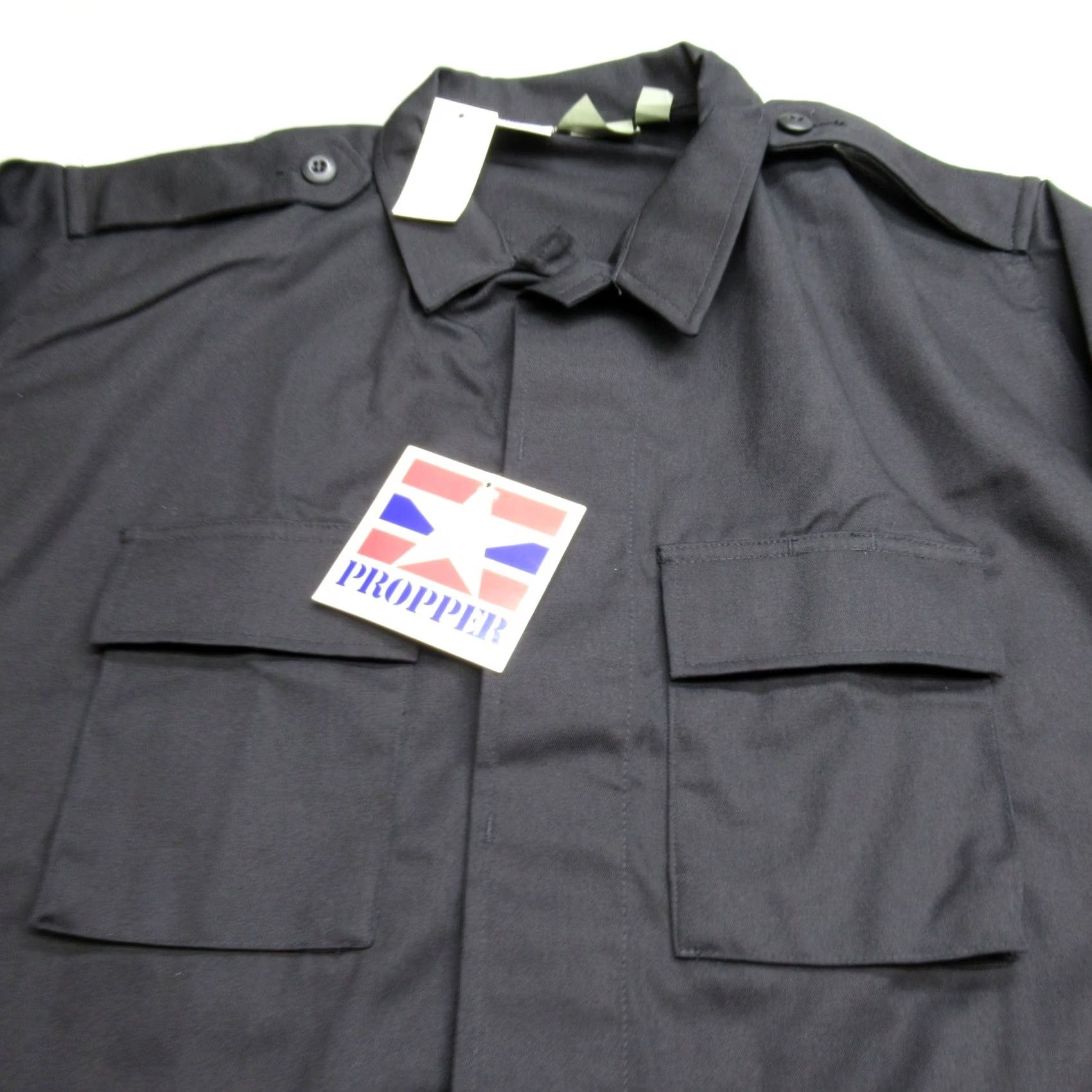 Propper Propper Shirt Mens XL Black BDU Coat 2 Pocket Military Work Utility Uniform NEW Coat Jacket Casual Workwear Mens XL Black Propper Size US XL / EU 56 / 4 - 3 Thumbnail