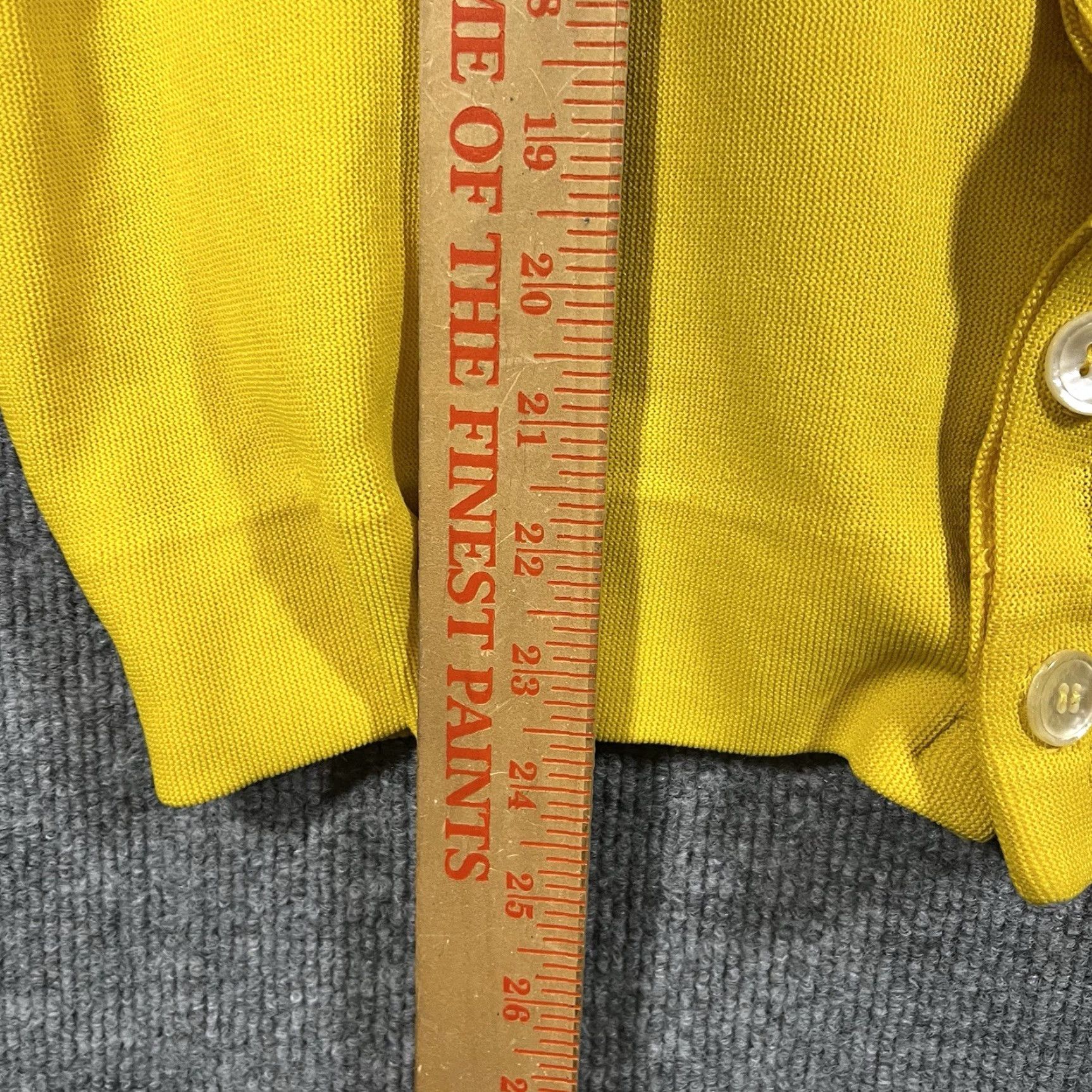 Vintage VINTAGE Donegal Cardigan Sweater 60s 70s Mustard Yellow 5 button Size Large Size US L / EU 52-54 / 3 - 8 Thumbnail