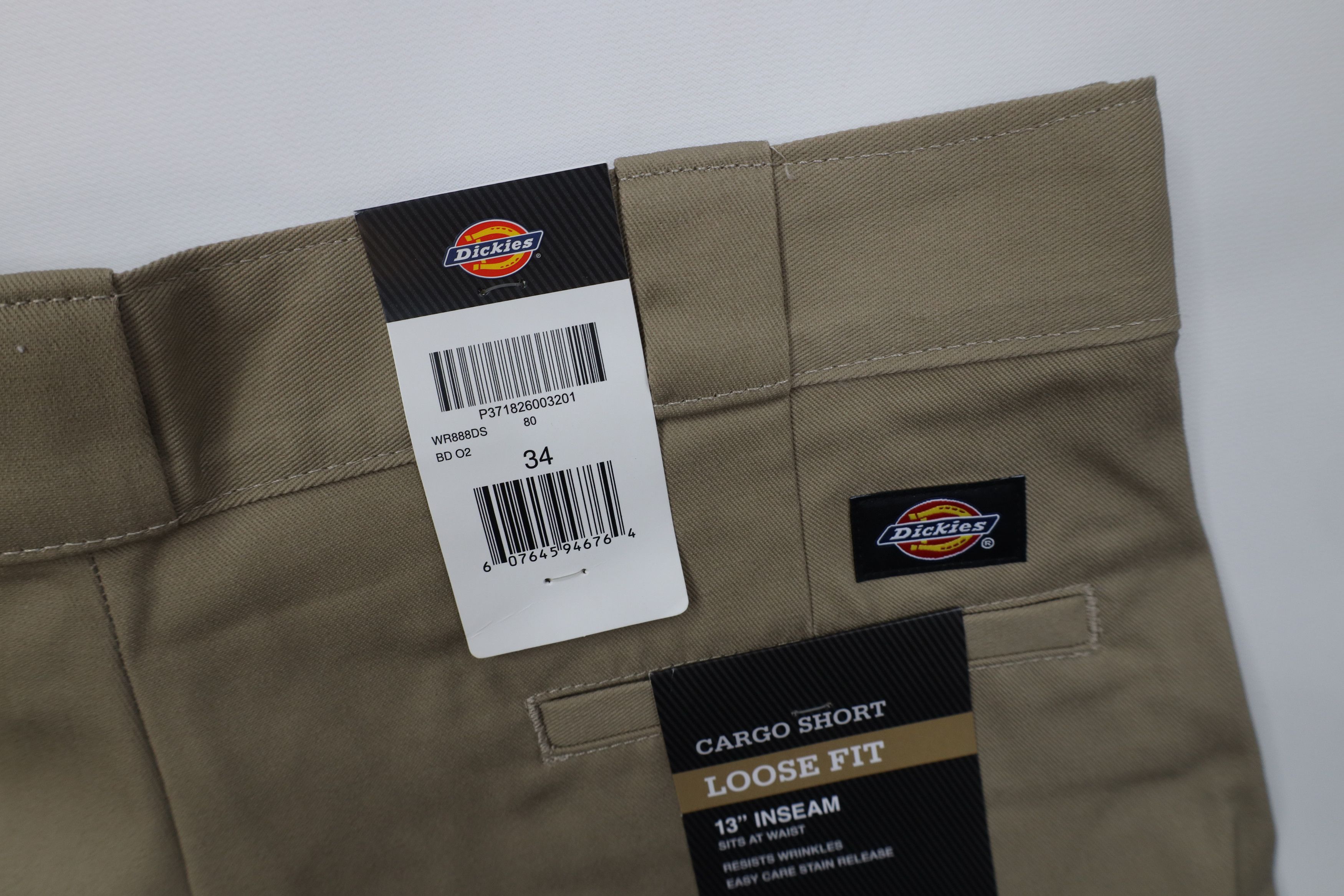 Dickies Deadstock Vintage Y2K Dickies Baggy Cargo Shorts Khaki Brown Size US 34 / EU 50 - 12 Thumbnail