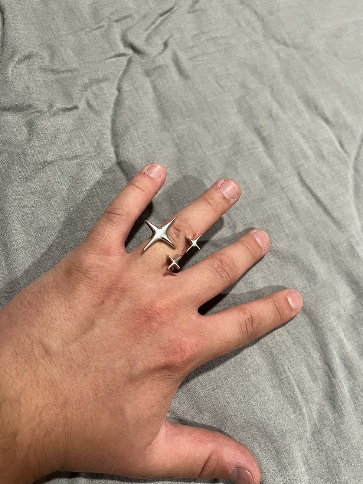Japanese Brand Y2K Studio Cult Star Ring Size ONE SIZE - 1 Thumbnail