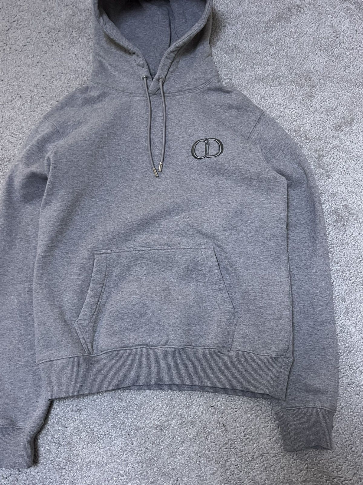 Dior Dior CD Icon Hoodie Grey Cotton Fleece Size US M / EU 48-50 / 2 - 3 Thumbnail