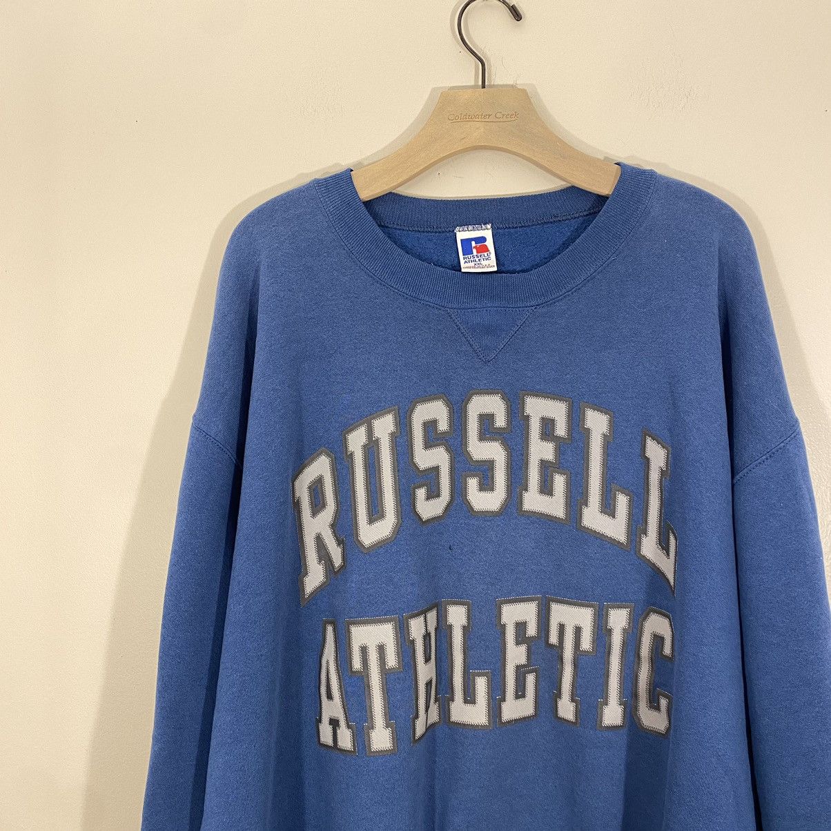Russell Athletic × Vintage Vintage Russell Athletic Spell Out Crewneck Size US XXL / EU 58 / 5 - 4 Thumbnail