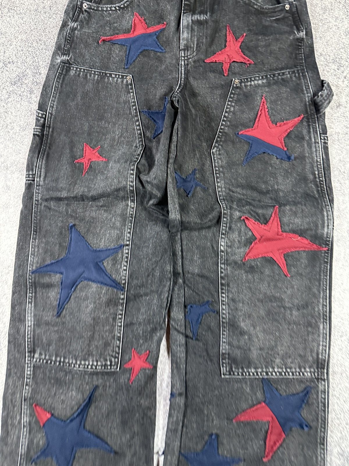 Vintage Y2K Vintage Custom Stars Jeans Streetwear Style USA S-M Rare Size US 32 / EU 48 - 3 Thumbnail