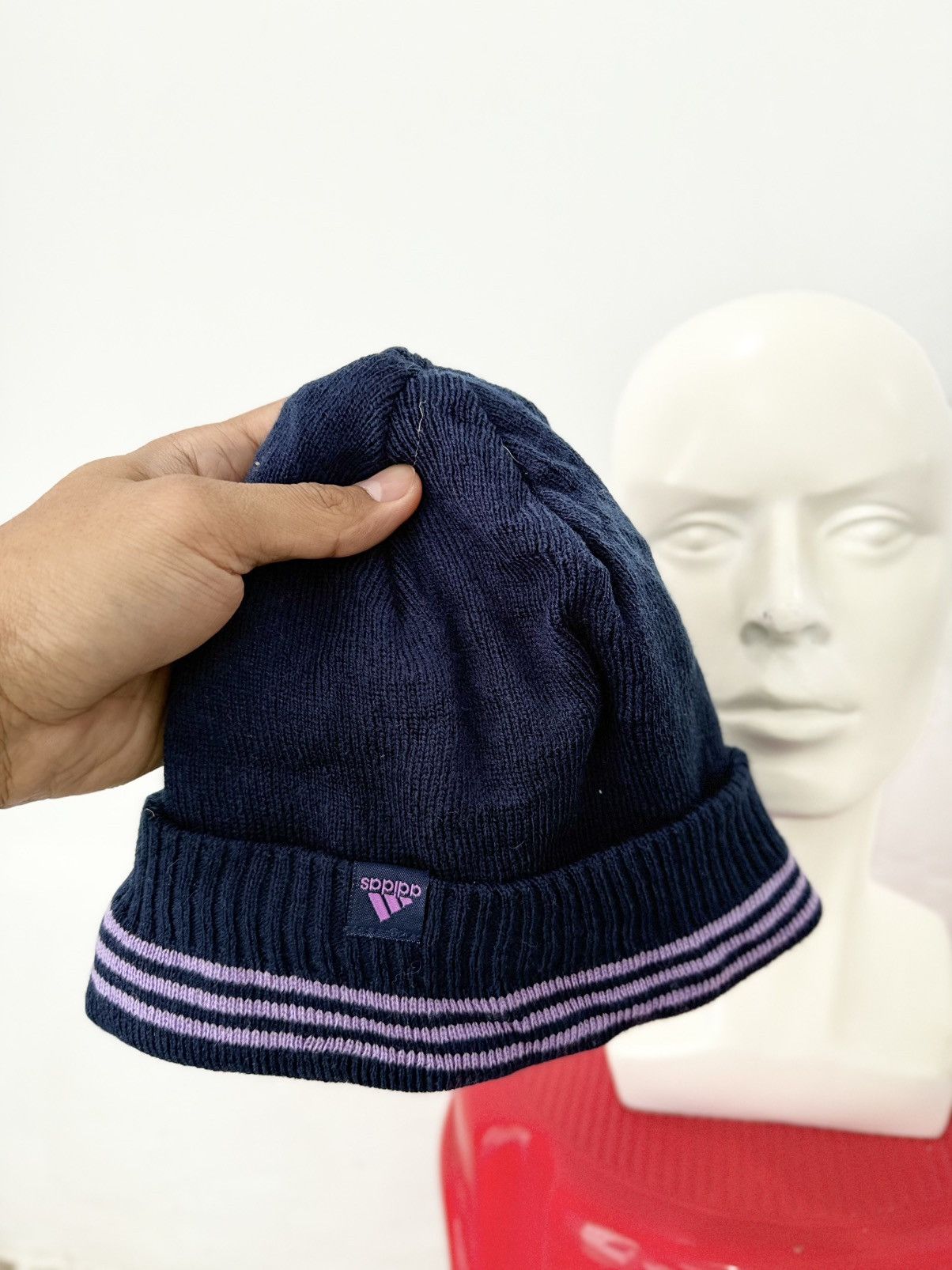 Adidas Adidas Beanie Reversible Hats Acrylic Size ONE SIZE - 6 Thumbnail