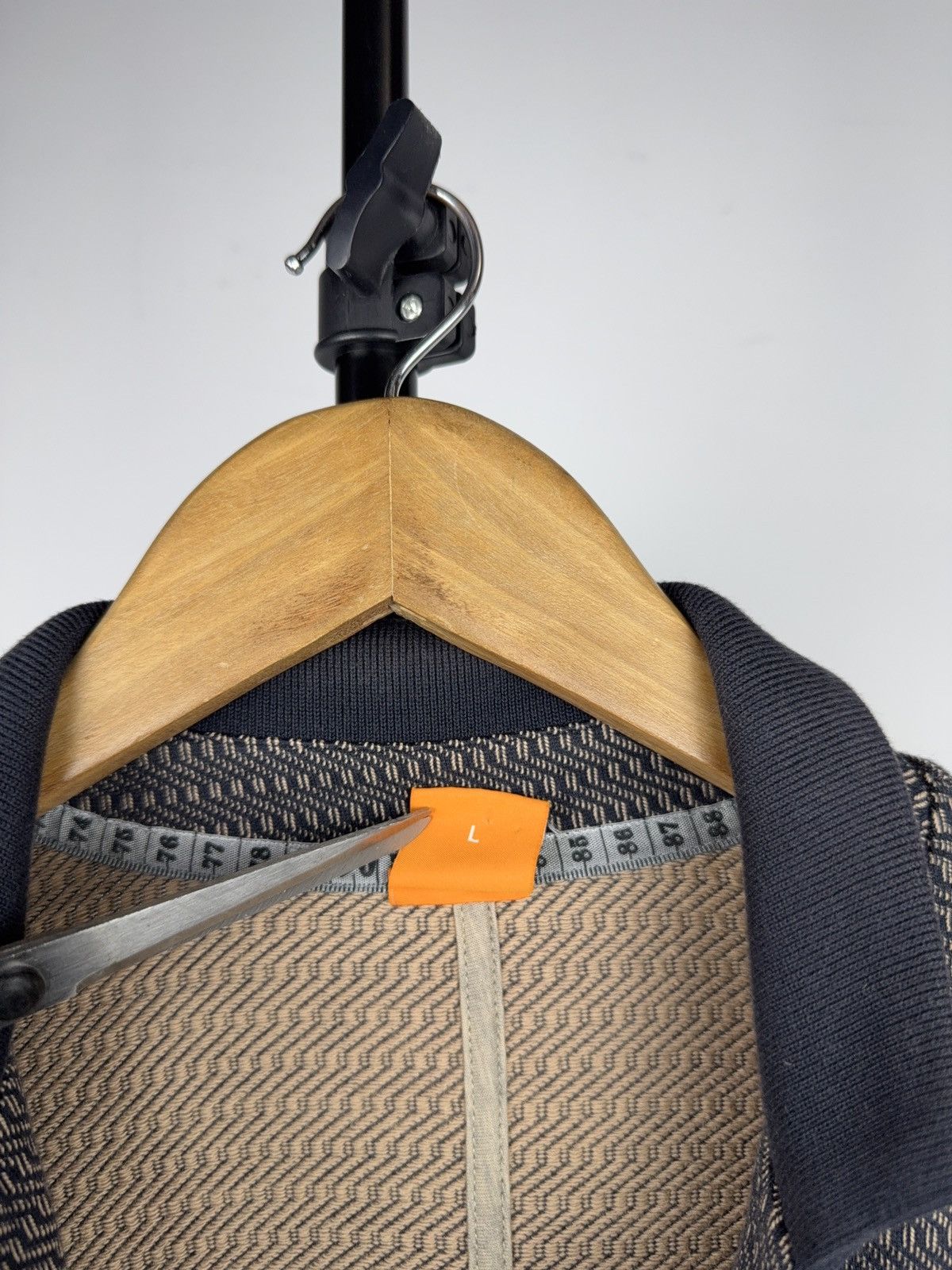 Hugo Boss Luxury 00s Hugo Boss Brown Jersey knit Blazer Jacket Size US L / EU 52-54 / 3 - 5 Thumbnail