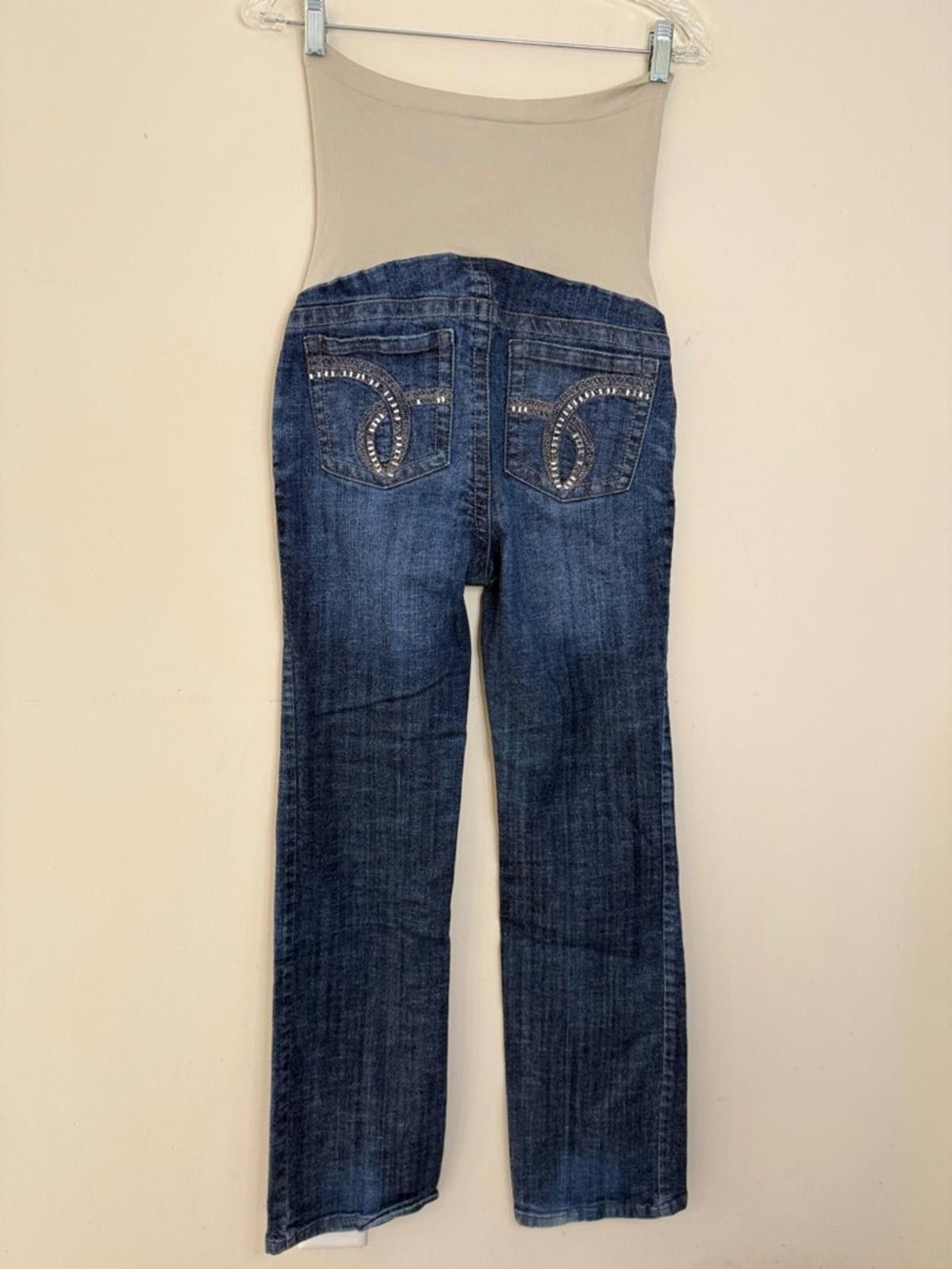 Other American Star maternity jeans embellished pockets SZ SM Size 28" / US 6 / IT 42 - 1 Thumbnail
