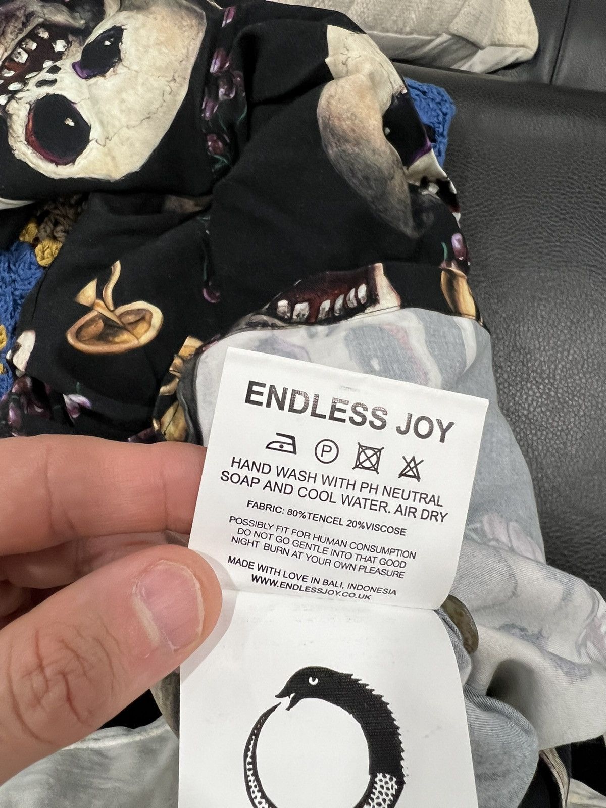 Endless Joy Endless Joy Skull Button Up Shirt Rare Limited 51/100 Size US M / EU 48-50 / 2 - 8 Thumbnail