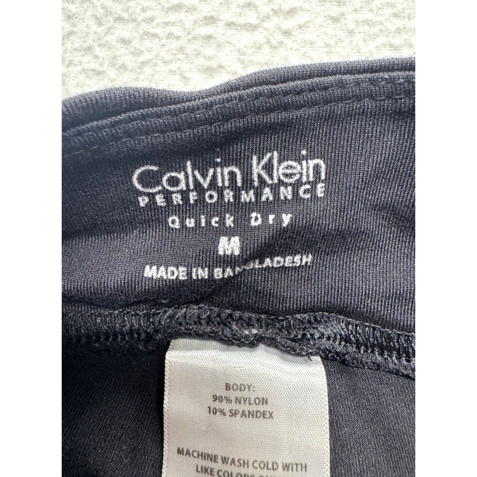 Calvin Klein Calvin Klein Performance Capri Leggings M Black Womens Leggings Capri Quick Dry Size 32" / US 10 / IT 46 - 6 Thumbnail