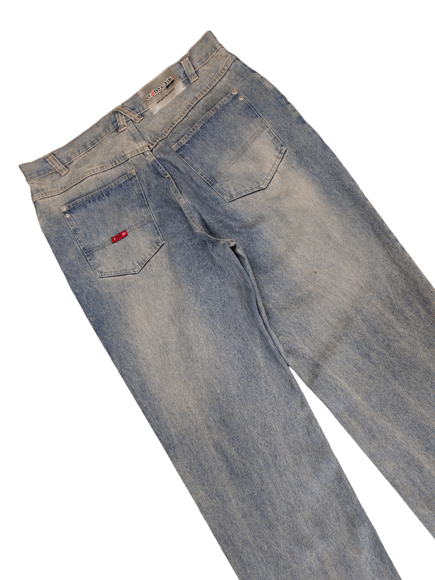 Ecko Unltd. Baggy Jeans Eklectik Genes Sand Wash Wide Leg Jeans Y2k Jnco Size US 38 / EU 54 - 6 Thumbnail