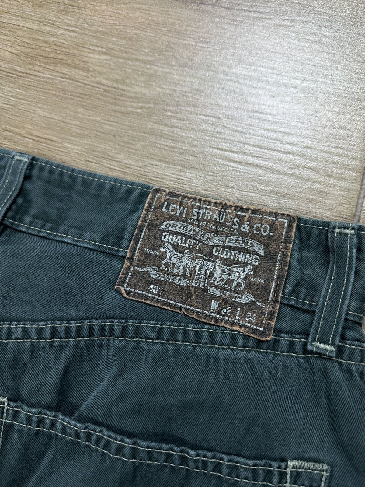 Levi's × Vintage Vintage 90s Levi's 401 Distressed Jeans Size US 32 / EU 48 - 9 Thumbnail