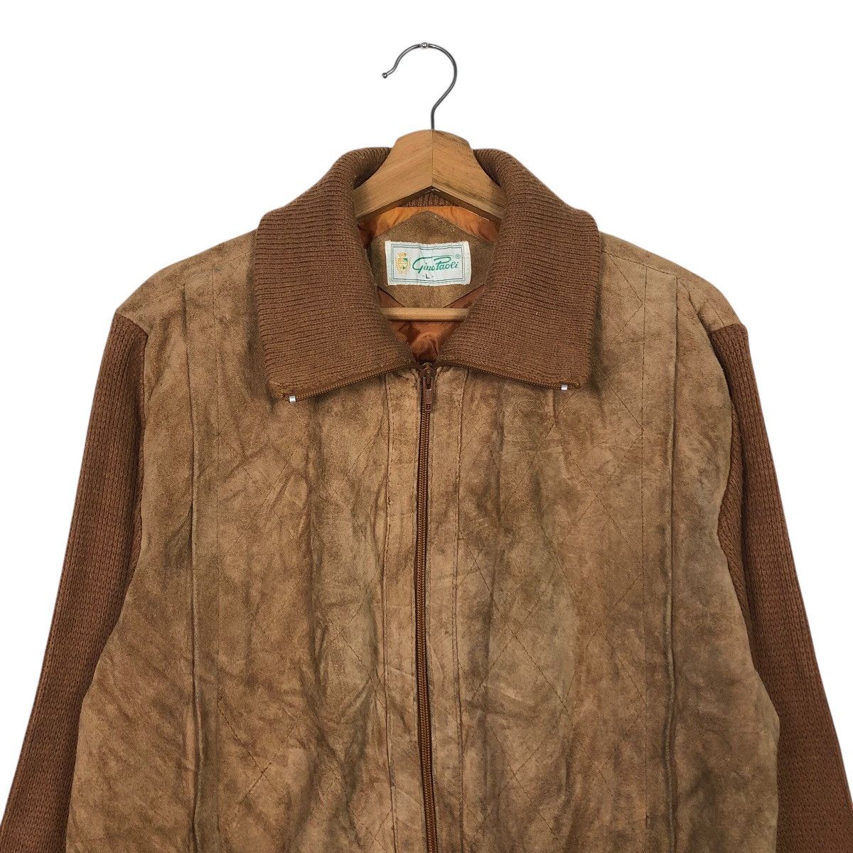 Japanese Brand 📌Vintage Biker Leather Jacket Gino Paoli Issey Miyake Size US L / EU 52-54 / 3 - 4 Thumbnail