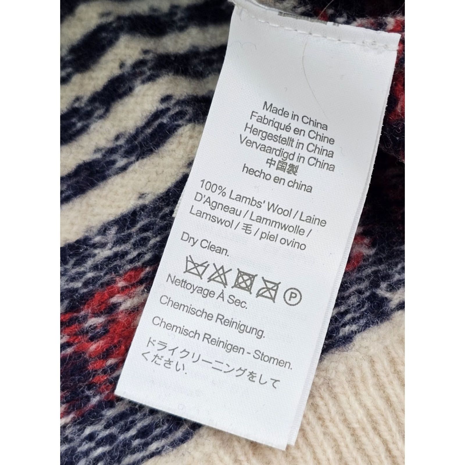 J.Crew J.CREW 100% Lambswool Knit Fair Isle Sweater Men M Crew Neck Multicolor Nordic Pattern Size US M / EU 48-50 / 2 - 5 Thumbnail