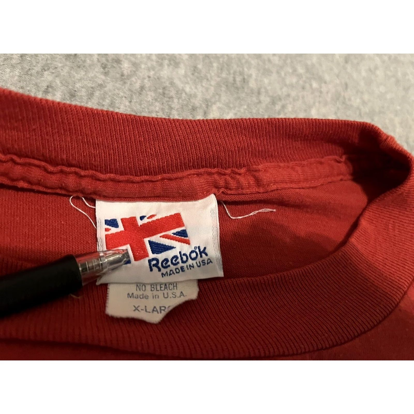 Reebok VINTAGE Reebok Rocks T-Shirt Coca-Cola Club USA Tour Crew Red XL Shirt Mens 80s 90s Band USA Promo Size US XL / EU 56 / 4 - 2 Thumbnail