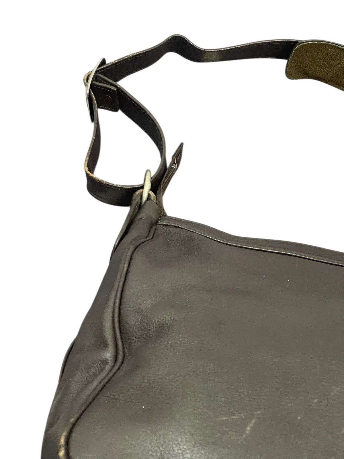 Genuine Leather Full Leather Vtg Unknown Travel Bag prada julius amiri 8🟩 Size ONE SIZE - 18 Thumbnail
