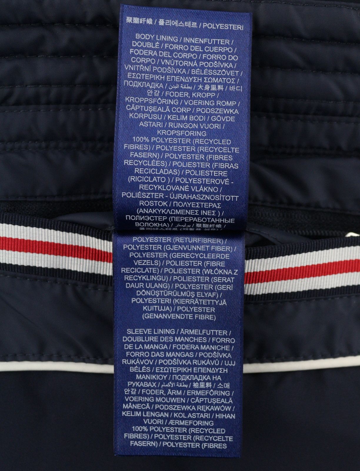 Gant LONG DOWN L Evening Blue Quilted Jacket 87274 Size L / US 10 / IT 46 - 7 Thumbnail