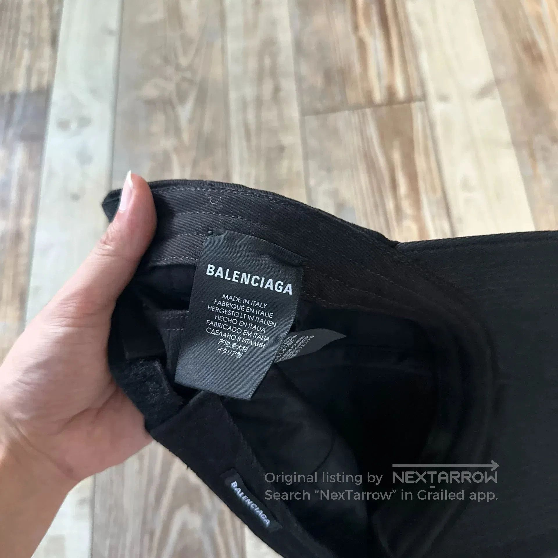 Balenciaga Balenciaga Eco Patch Logo Black Cap. Size ONE SIZE - 6 Thumbnail