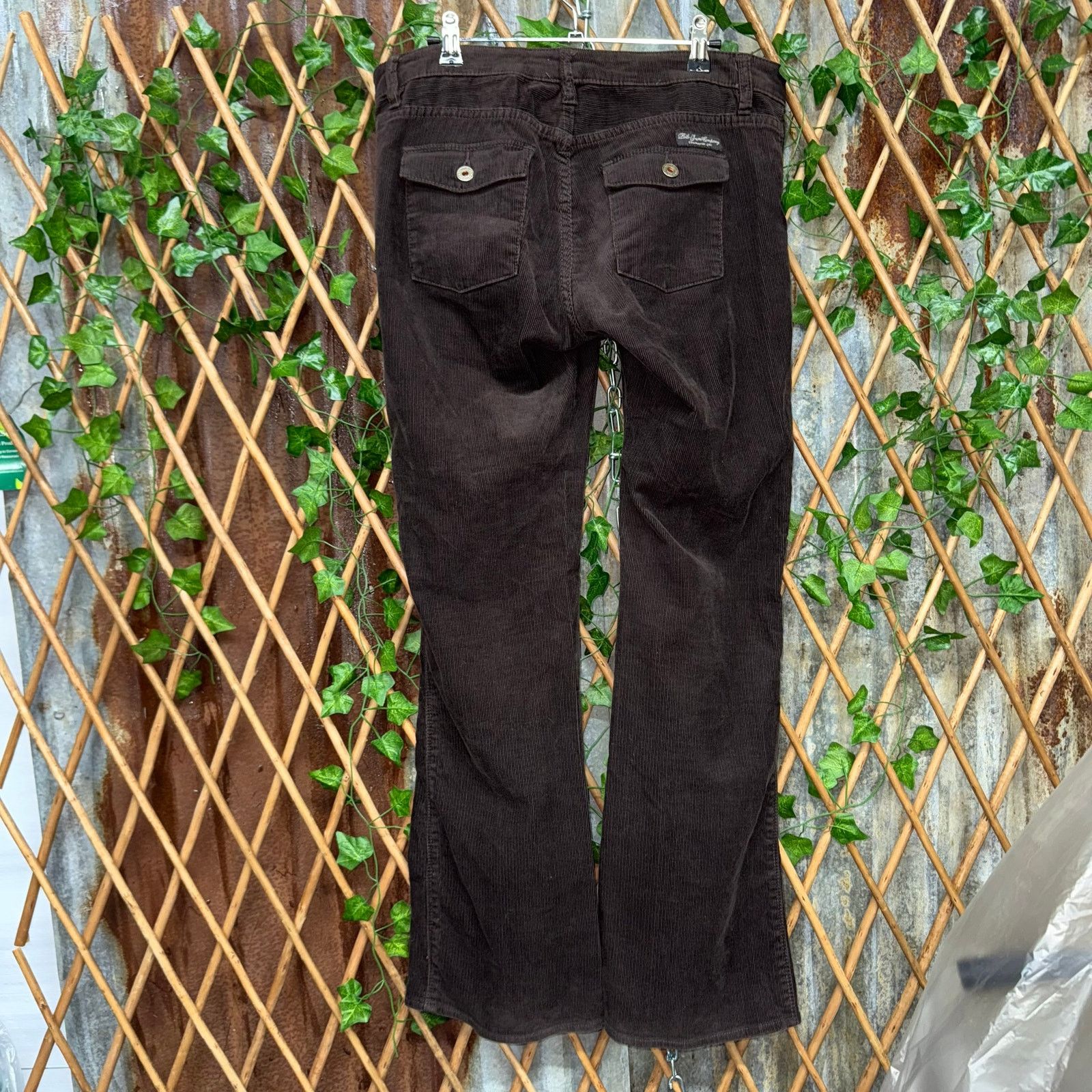 Ralph Lauren 10x32 - Vintage Y2K polo RL femme corduroy 2000s flare pants Size 32" / US 10 / IT 46 - 2 Thumbnail