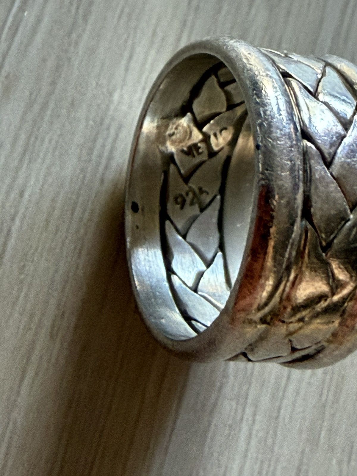 Vintage Vintage 925 Silver Woven Braided Ring Sz 7.25 Made in Mexico Size ONE SIZE - 6 Thumbnail
