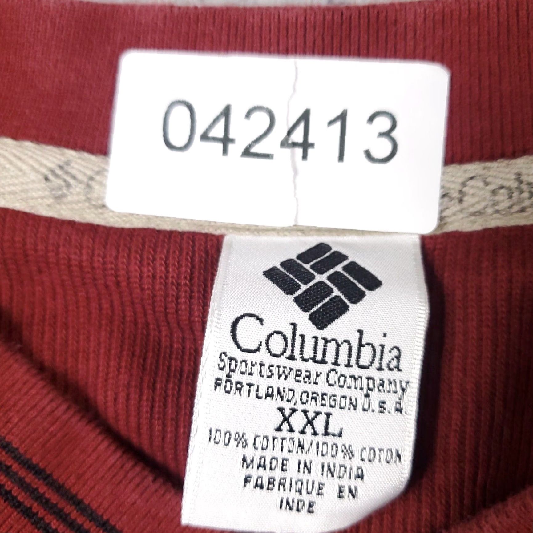 Vintage VINTAGE Columbia Mens Sweater Pullover Casual Knit Crew Neck 2XL Red All Seasons Size US XXL / EU 58 / 5 - 8 Thumbnail