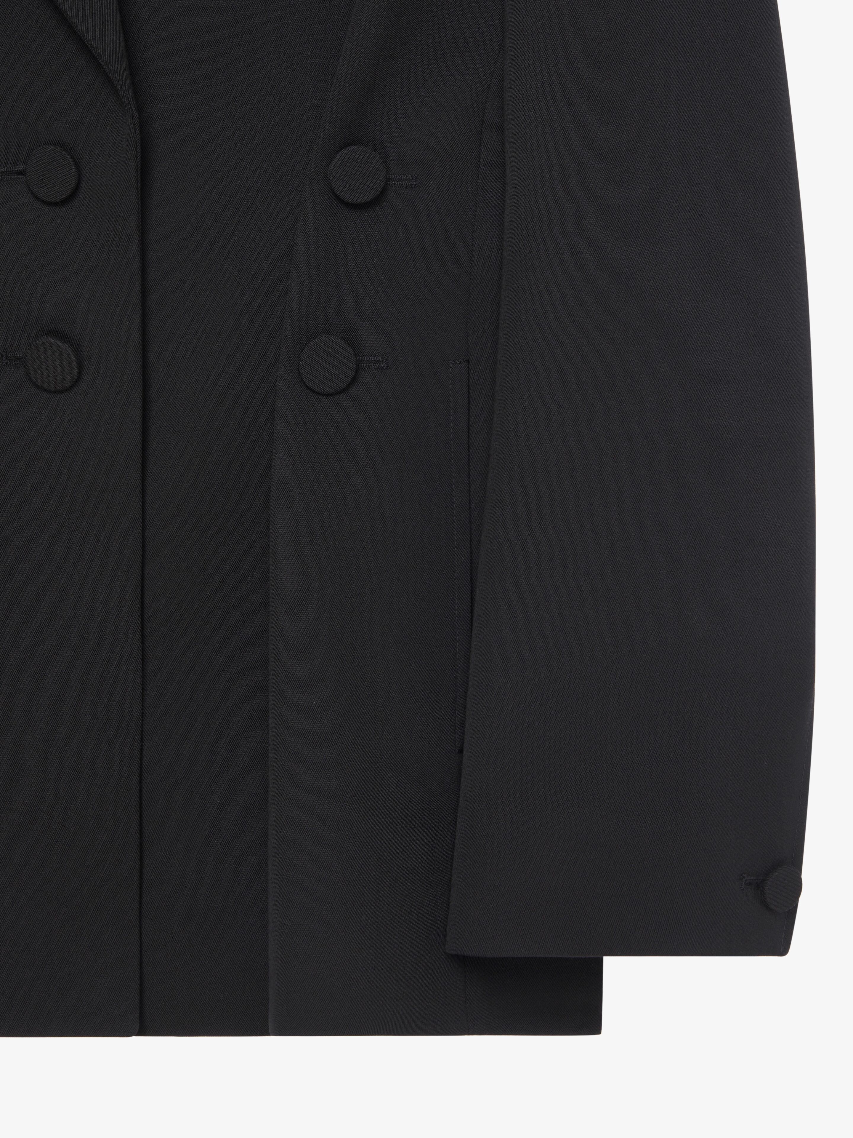 Givenchy o1w1db10325 Button Jacket Commercial Version in Black Size L / US 10 / IT 46 - 5 Thumbnail