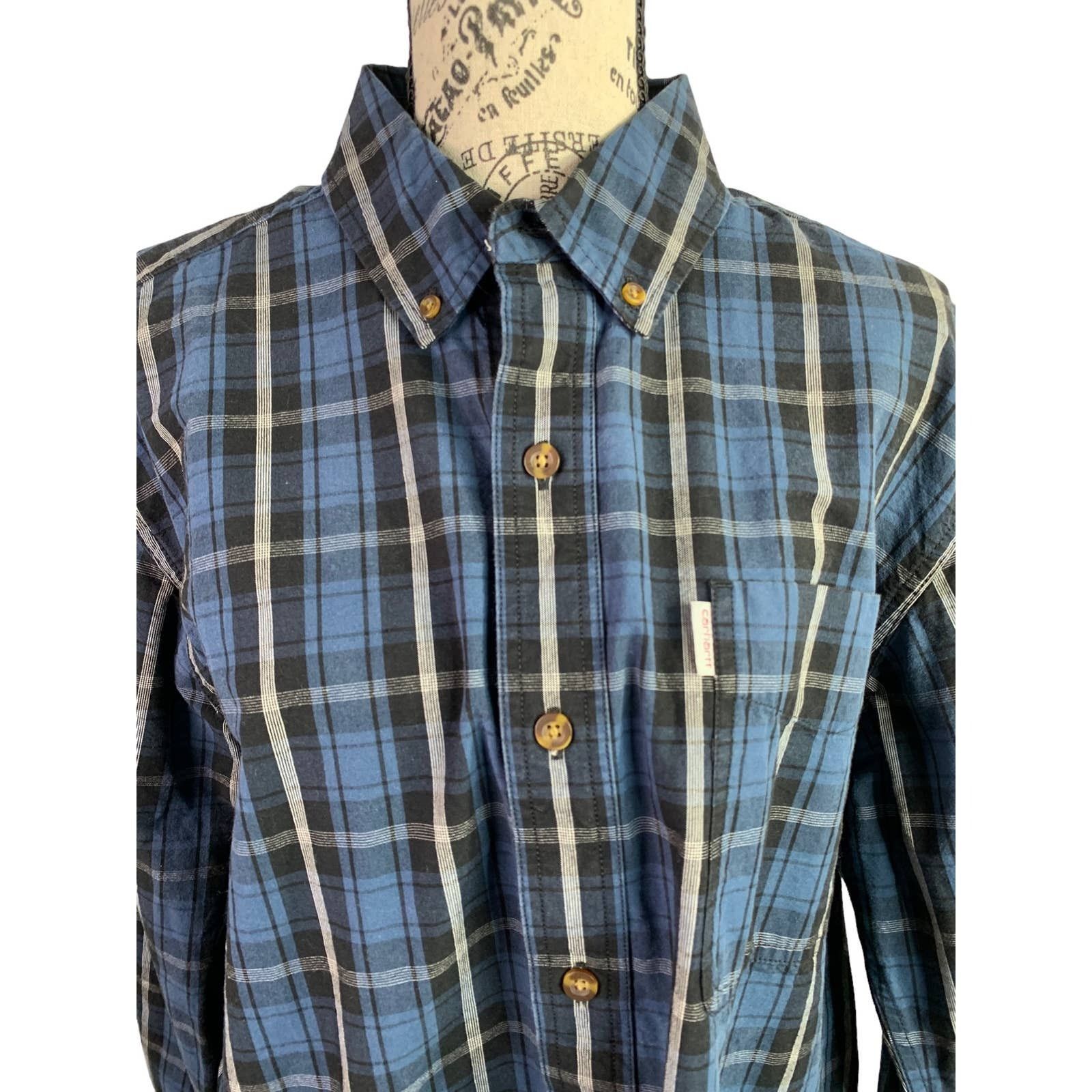 Carhartt Carhartt Casual Shirt 100% Cotton Relaxed Fit Mens Large Size US L / EU 52-54 / 3 - 2 Thumbnail