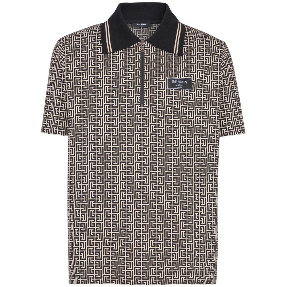 Balmain Balmain BLACK Polo Shirts Size US L / EU 52-54 / 3 - 1 Thumbnail