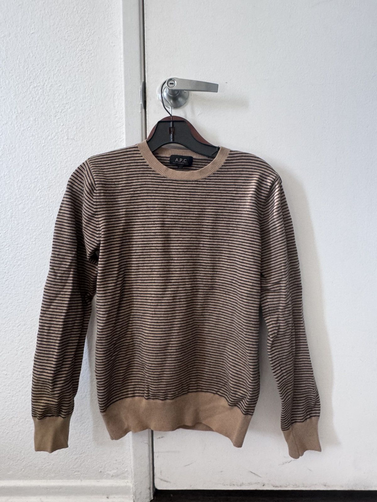 A.P.C. A.P.C. Striped Crewneck Size US S / EU 44-46 / 1 - 2 Thumbnail