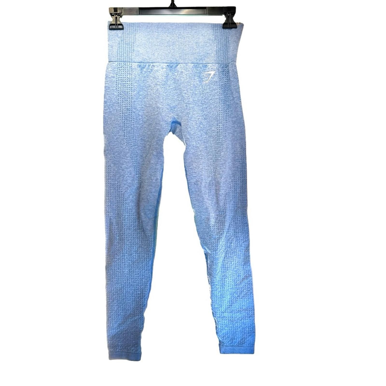 Gymshark NWOT. Gym Shark. Blue Capri Yoga pants. Size Small. Size 28" / US 6 / IT 42 - 1 Thumbnail