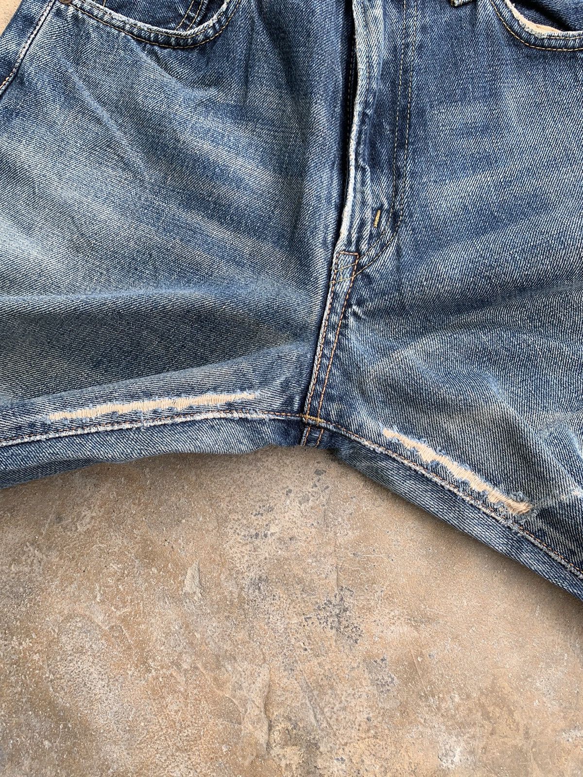Edwin × Japanese Brand Vintage Edwin 505X Baggy Selvedge Distressed Denim Size US 29 - 12 Thumbnail