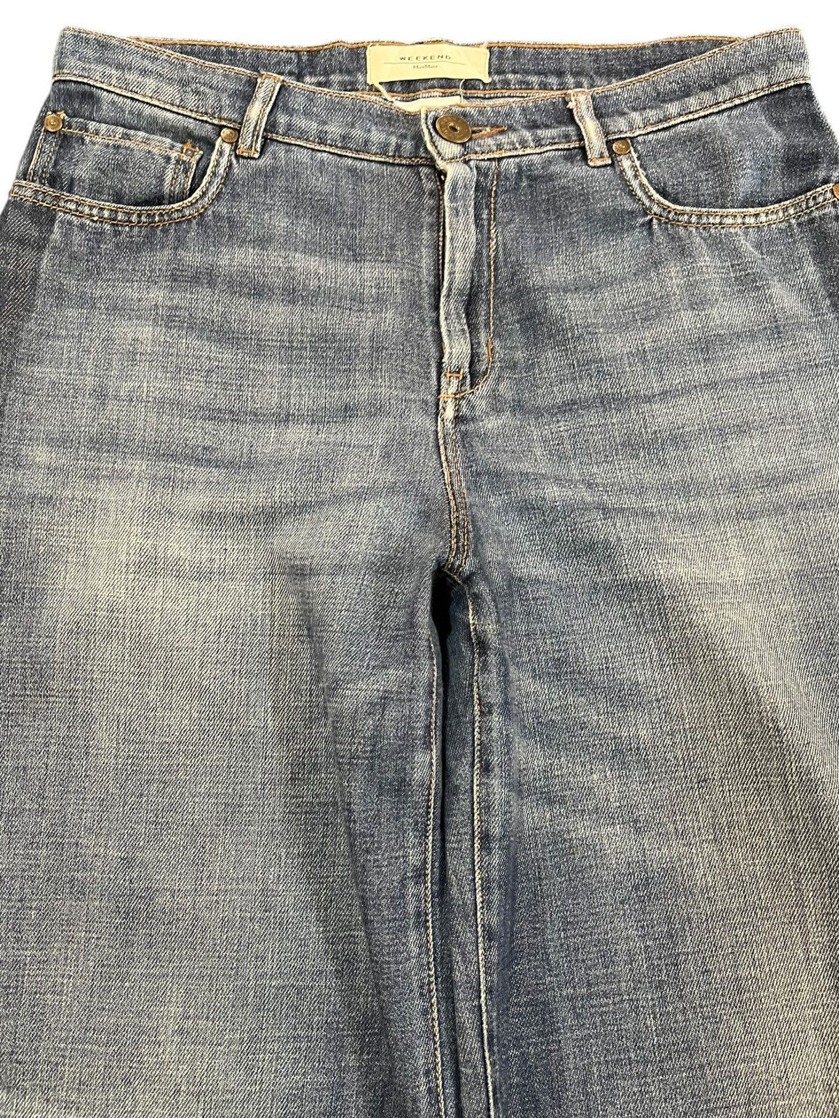 The Weeknd Vintage Weekend Maxmara Baggy Denim Size US 33 - 2 Thumbnail
