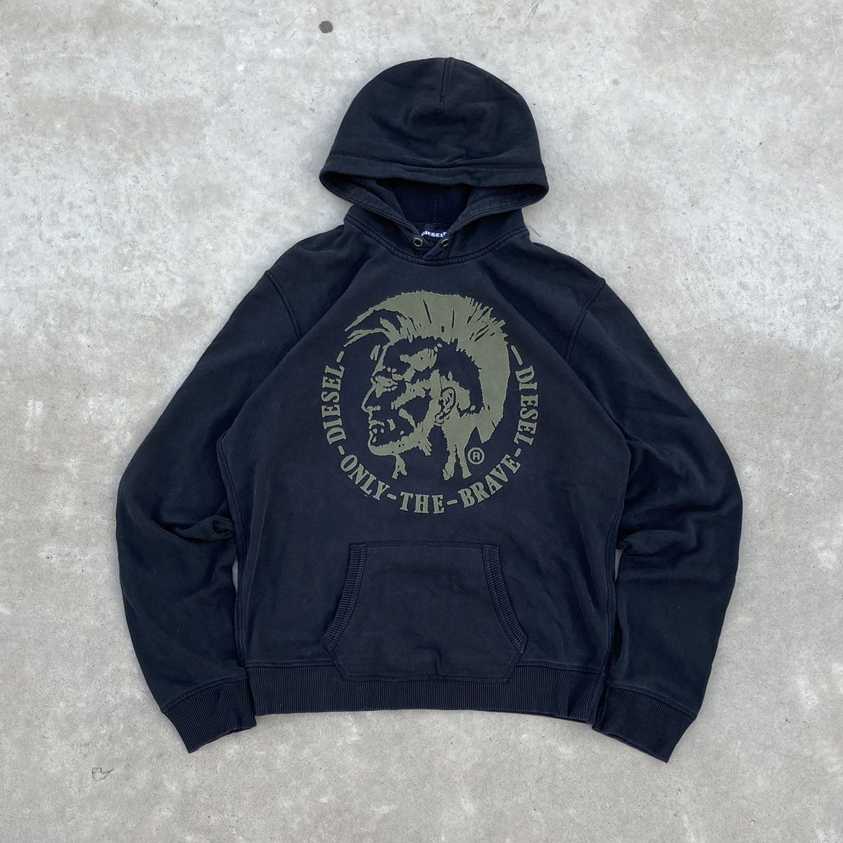 Diesel Diesel only the brave Hoodie Grailed